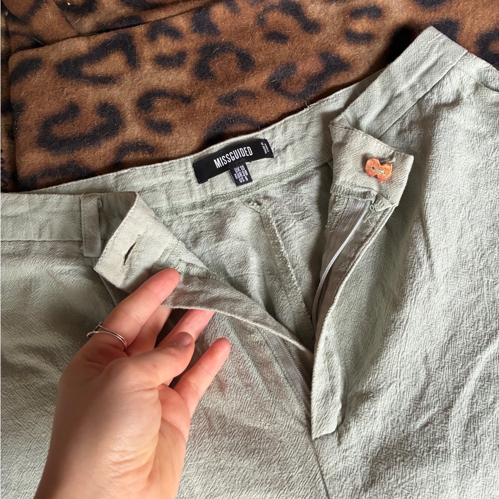 Missguided flowy wide leg pants, size 6